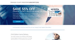 Desktop Screenshot of ocregistersubscription.com